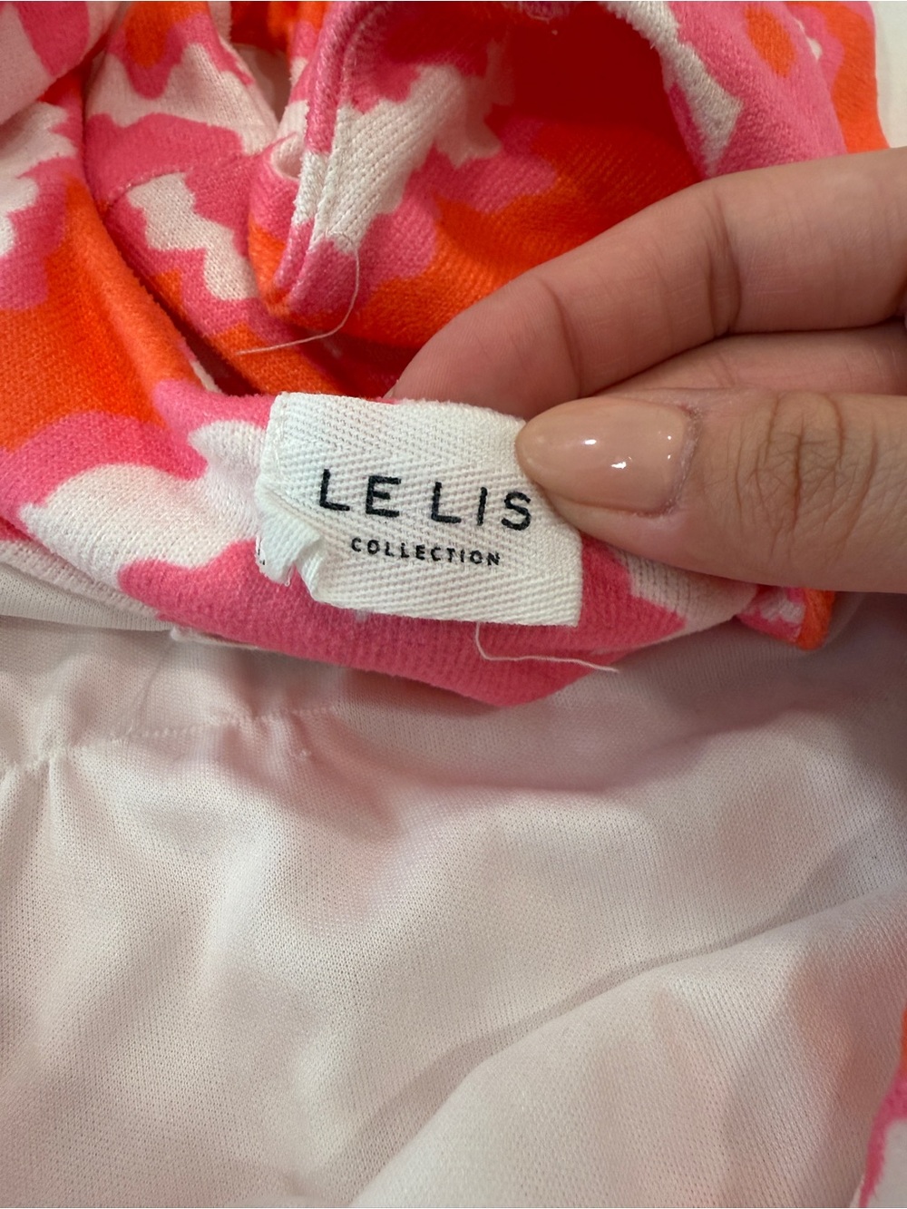 Les Lis Midsummer Floral Pink & Orange Set - Picture 4 of 6